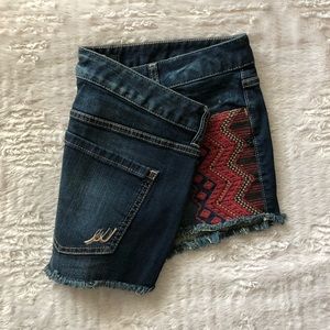 Express Denim Cutoff Shorts
